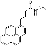 1-芘丁酰肼分子结构 (CAS 55486-13-0)