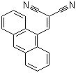 (9-蒽亚甲基)丙二腈分子结构 (CAS 55490-87-4)