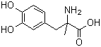 3-Hydroxy-alpha-methyl-DL-tyrosine molecular structure (CAS 555-29-3)