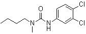 structure of CAS# 555-37-3, Neburon;Kloben; Kloben neburon; N-(3,4-Dichlorophenyl)-N'-methyl-N'-butylurea; N-Butyl-N'-(3,4-dichlorophenyl)-N-methylurea