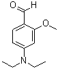 结构式 CAS# 55586-68-0, 4-(二乙基氨基)-2-甲氧基苯甲醛