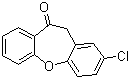 结构式 CAS# 55595-54-5, 2-氯二苯并[b,f]氧杂卓-10(11H)-酮