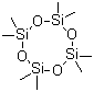 八甲基环四硅氧烷分子结构 (CAS 556-67-2)