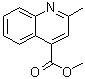 structure of CAS# 55625-40-6, 2-Methylquinoline-4-carboxylic acid methyl ester;Methyl 2-methyl-4-quinolinecarboxylate