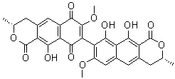 Viomellein molecular structure (CAS 55625-78-0)