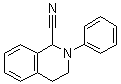 2-苯基-1,2,3,4-四氢异喹啉-1-甲腈分子结构 (CAS 55662-89-0)