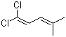 1,1-Dichloro-4-methylpenta-1,3-diene molecular structure (CAS 55667-43-1)
