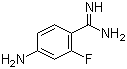4-Amino-2-fluorobenzenecarboximidamide molecular structure (CAS 556814-98-3)