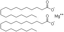 Magnesium stearate  molecular structure (CAS 557-04-0)