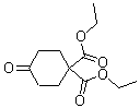 4,4-Bis(ethoxycarbonyl)cyclohexanone molecular structure (CAS 55704-60-4)