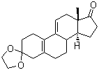Estradiene dione-3-keta molecular structure (CAS 5571-36-8)