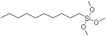 结构式 CAS# 5575-48-4, 正癸基三甲氧基硅烷