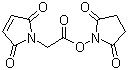 N-Succinimidyl maleimidoacetate molecular structure (CAS 55750-61-3)