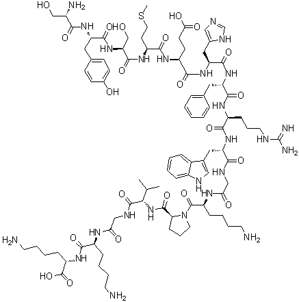 alpha1-16-Corticotropin molecular structure (CAS 5576-42-1)