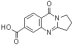 1,2,3,9-四氢-9-氧代吡咯并[2,1-b]喹唑啉-6-羧酸分子结构 (CAS 55762-24-8)