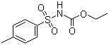 structure of CAS# 5577-13-9, Ethyl N-(4-methylphenyl)sulfonylcarbamate;Ethyl [(4-methylphenyl)sulphonyl]carbamate