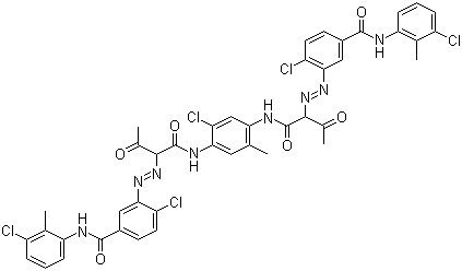 Pigment Yellow 93 molecular structure (CAS 5580-57-4)