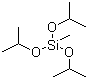 甲基三异丙氧基硅烷分子结构 (CAS 5581-67-9)