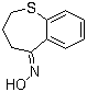 3,4-Dihydro-1-benzothiepin-5(2H)-one oxime molecular structure (CAS 5583-39-1)