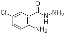 (2-Amino-5-chlorobenzoyl)hydrazide molecular structure (CAS 5584-15-6)