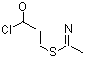 2-Methyl-4-thiazolecarbonyl chloride molecular structure (CAS 55842-53-0)