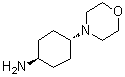 trans-4-(4-Morpholinyl)cyclohexanamine molecular structure (CAS 558442-97-0)