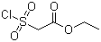(氯磺酰基)乙酸乙酯分子结构 (CAS 55896-93-0)