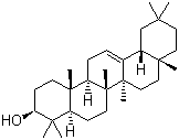 structure of CAS# 559-70-6, beta-Amyrin;Olean-12-en-3beta-ol
