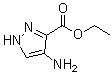 4-Amino-1H-pyrazole-3-carboxylic acid ethyl ester molecular structure (CAS 55904-61-5)