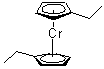 structure of CAS# 55940-03-9, 1,1'-Diethylchromocene;Bis(ethylcyclopentadienyl) chromium(II)