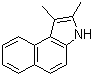 2,3-二甲基-1H-苯并[e]吲哚分子结构 (CAS 55970-05-3)