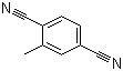 structure of CAS# 55984-93-5, 2,5-Dicyanotoluene;Methylterephthalonitrile; 2-Methyl-1,4-benzenedicarbonitrile