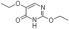 2,5-Diethoxy-4(3H)-pyrimidinone molecular structure (CAS 55996-26-4)