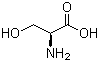 structure of CAS# 56-45-1, L-Serine;L-2-Amino-3-hydroxypropionic acid; 3-Hydroxy-alanine; Ser