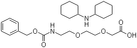 3-氧代-1-苯基-2,7,10-三氧杂-4-氮杂-12-十二酸二环己胺盐分子结构 (CAS 560088-84-8)