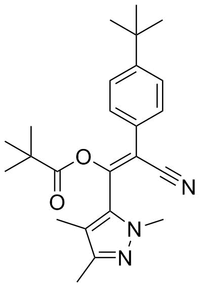 丁氟螨酯分子结构 (CAS 560121-52-0)