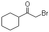 structure of CAS# 56077-28-2, 2-Bromo-1-cyclohexylethanone;(Bromoacetyl)cyclohexane; 1-Bromo-2-cyclohexylethan-2-one; Bromomethyl cyclohexyl ketone; Cyclohexyl bromomethyl ketone