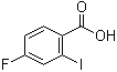 结构式 CAS# 56096-89-0, 4-氟-2-碘苯甲酸
