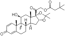 己曲安奈德分子结构 (CAS 5611-51-8)