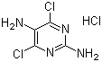 4,6-Dichloro-2,5-pyrimidinediamine monohydrochloride molecular structure (CAS 56145-03-0)