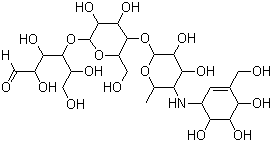 Acarbose molecular structure (CAS 56180-94-0)