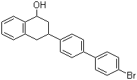 3-(4'-溴[1,1'-联苯]-4-基)-1,2,3,4-四氢-1-萘酚分子结构 (CAS 56181-82-9)