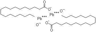 Dibasic lead stearate molecular structure (CAS 56189-09-4)