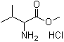 结构式 CAS# 5619-05-6, DL-缬氨酸甲酯盐酸盐