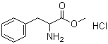 Methyl DL-phenylalaninate hydrochloride molecular structure (CAS 5619-07-8)
