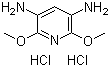 3,5-Diamino-2,6-dimethoxypyridine dihydrochloride molecular structure (CAS 56216-28-5)