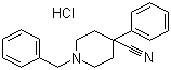 结构式 CAS# 56243-25-5, 1-苄基-4-氰基-4-苯基哌啶盐酸盐