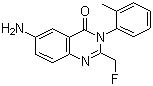 氟喹酮分子结构 (CAS 56287-74-2)