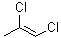 1,2-二氯丙烯分子结构 (CAS 563-54-2)