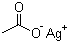 structure of CAS# 563-63-3, Silver acetate ;Silver(I) acetate